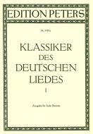 Classics of the German Lied Vol. 1 