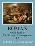 Twelve sonatas for flute and basso continuo Vol. II 