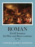 Twelve sonatas for flute and basso continuo Vol. IV 