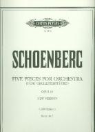 5 Orchestral Pieces Op. 16 