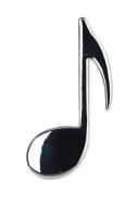 Note silber magnetisch 