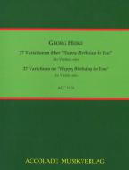 27 Variations on 'Happy Birthday' 