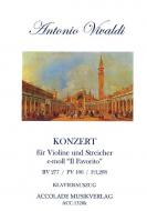 Konzert e-moll 'Il Favorito' RV 277 