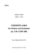 Concerto a-Moll op. 3 Nr. 6 (RV 356) 
