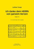 Ich danke dem HERRN von ganzem Herzen für vierstimmigen gemischten Chor a cappella -Psalm 111- 
