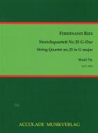 Quartett Nr. 25 WoO 73c G-Dur 