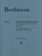 2 leichte Klaviersonaten Nr. 19 und 20 op. 49 