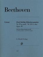 2 leichte Klaviersonaten Nr. 19 und 20 op. 49 