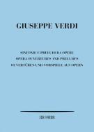 Opera Overtures Prelude Study Score Sinfonie E Preludi da Opere 