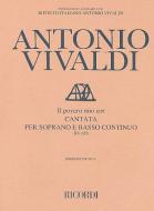 Il Povero Mio Cor RV658 Cantata Score and Parts Critical Edition 