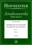 50 studies for two violoncellos 3 op. 7, 3 Vol. 3 