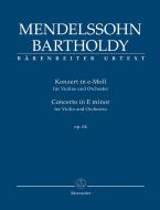 Concerto E minor op. 64 