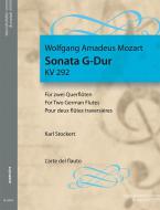 Sonata G-Dur für 2 Querflöten 