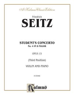 Student's Concerto No. 4 in D Major, Op. 15 (Violin) 