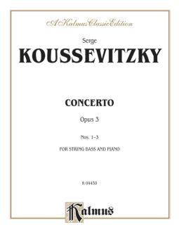 Concerto, Op. 3 (String Bass) 
