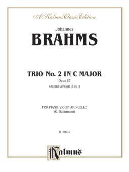 Trio No. 2 in C Major, Op. 87 (Piano) 
