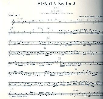 Sonata No. 1 G minor a 2 