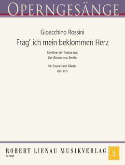 Frag' ich mein beklommen Herz / Una voce poco fa Standard