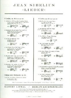 Acht Lieder op. 57 
