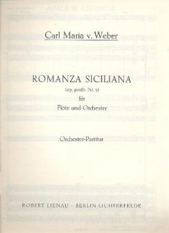 Romanza Siciliana G minor op. posth. 