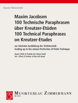 100 Technische Paraphrasen über Kreutzer-Etüden Band I Heft 2 Standard