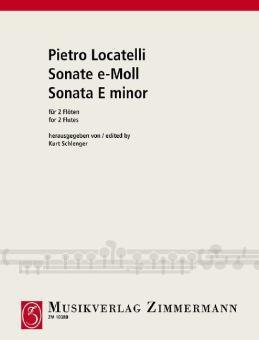 Sonata E minor Standard