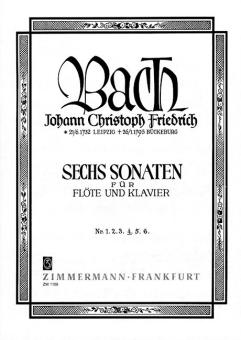 Six Sonatas BR B18/ Wf VIII:3/4 