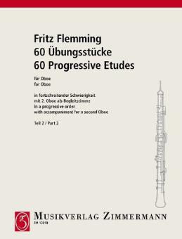 60 Oboe Pieces For Practice Of Progressive Difficulty Teil 2 Standard