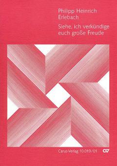 Siehe, ich verkündige euch große Freude 