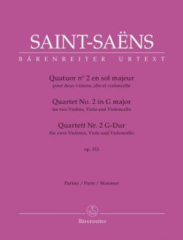 Quartet no. 2 G major op. 153 Standard