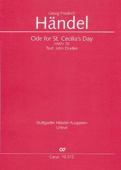 Ode For St. Cecilia's Day HWV76 