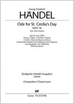 Ode For St. Cecilia's Day HWV76 