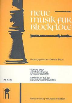 8 kleine Stücke 