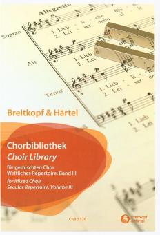Choir Library: Secular Repertoire 3 