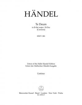 Te Deum in B-flat major HWV 281 
