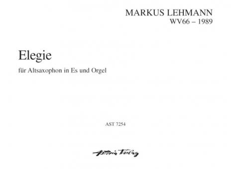 Elegie auf den Tod eines Freundes WV 66 Download