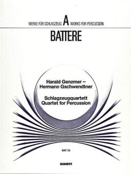 Percussion Quartet GeWV 343 Download