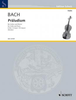 Prelude E Major BWV 1006 Download