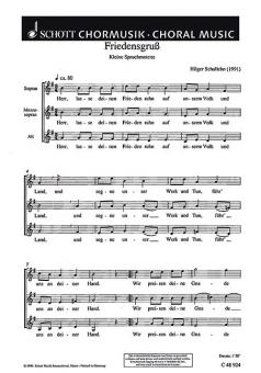 Friedensgruß 'Herr, lasse deinen Frieden ruhn' Download
