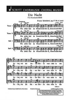 Die Nacht op. 17/4 Download