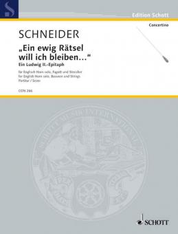 Ein ewig Rätsel will ich bleiben... Download