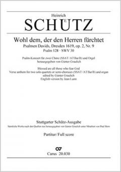 Wohl dem, der den Herren fürchtet SWV30 (op. 2 no. 9) Download