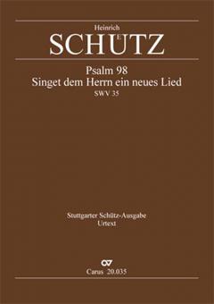 Singet dem Herrn ein neues Lied Download