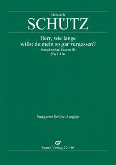 Herr, wie lange willst du mein so gar vergessen SWV416 Download