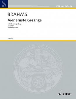 Vier ernste Gesänge op. 121 Download