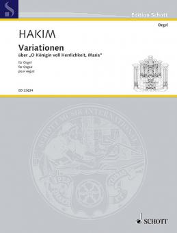 Variationen über 'O Königin voll Herrlichkeit, Maria' Download
