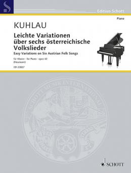 Easy Variations on 6 Austrian Folk Songs Download