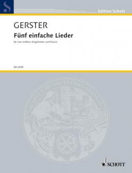 5 einfache Lieder 