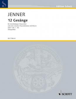 Zwölf Gesänge op. 3 Heft 1 Download