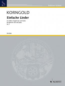 Einfache Lieder op. 9 Download